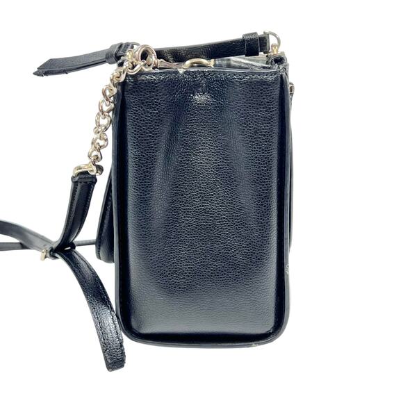 Kate Spade Black Pebble Leather Satchel Crossbody Bag Purse Medium Used - Picture 2 of 16